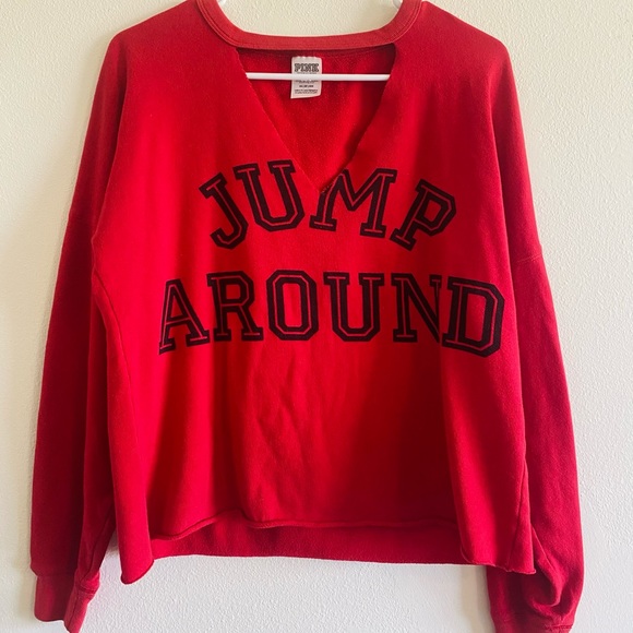 PINK Victoria's Secret Sweaters - Victoria’s Secret PINK Wisconsin Badgers Sweater